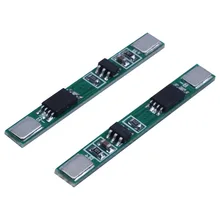 10 шт. 1S 3,7 V 4A li-ion BMS PCM 18650 Защитная плата для батареи PCB для 18650 литий-ионный аккумулятор Двойной MOS bms