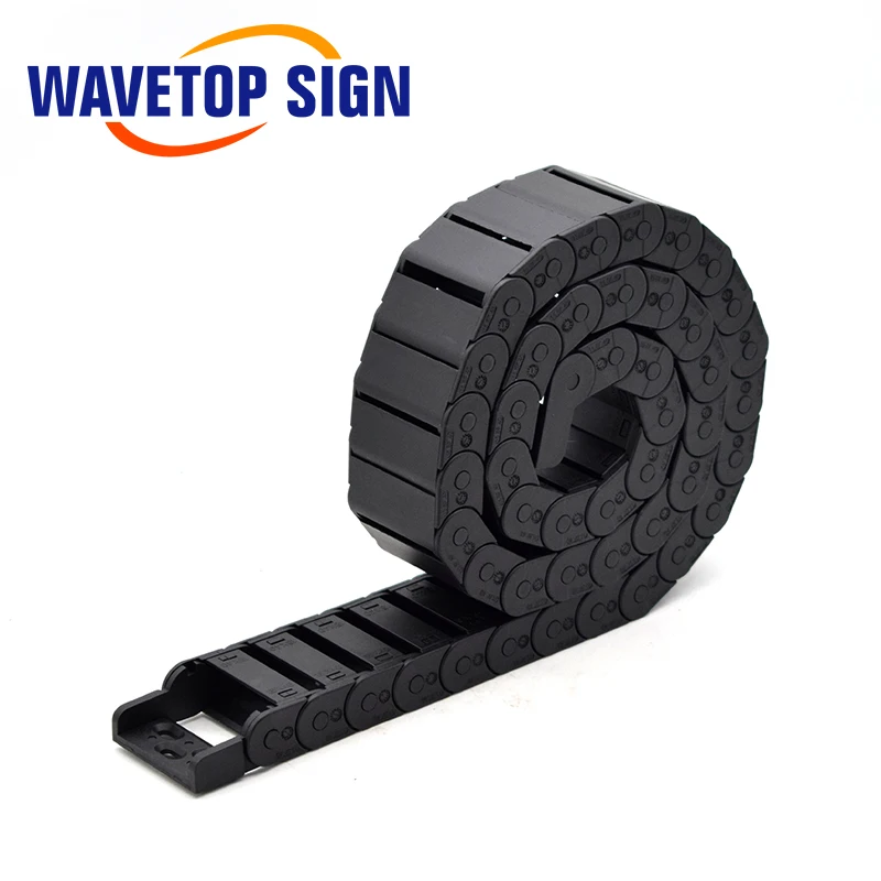 Kabel Kette Halb Geschlossene 15*20 30 40 50mm Draht Übertragung Träger Kunststoff Drag Schleppleine Für 3D drucker CNC Gravur Maschine