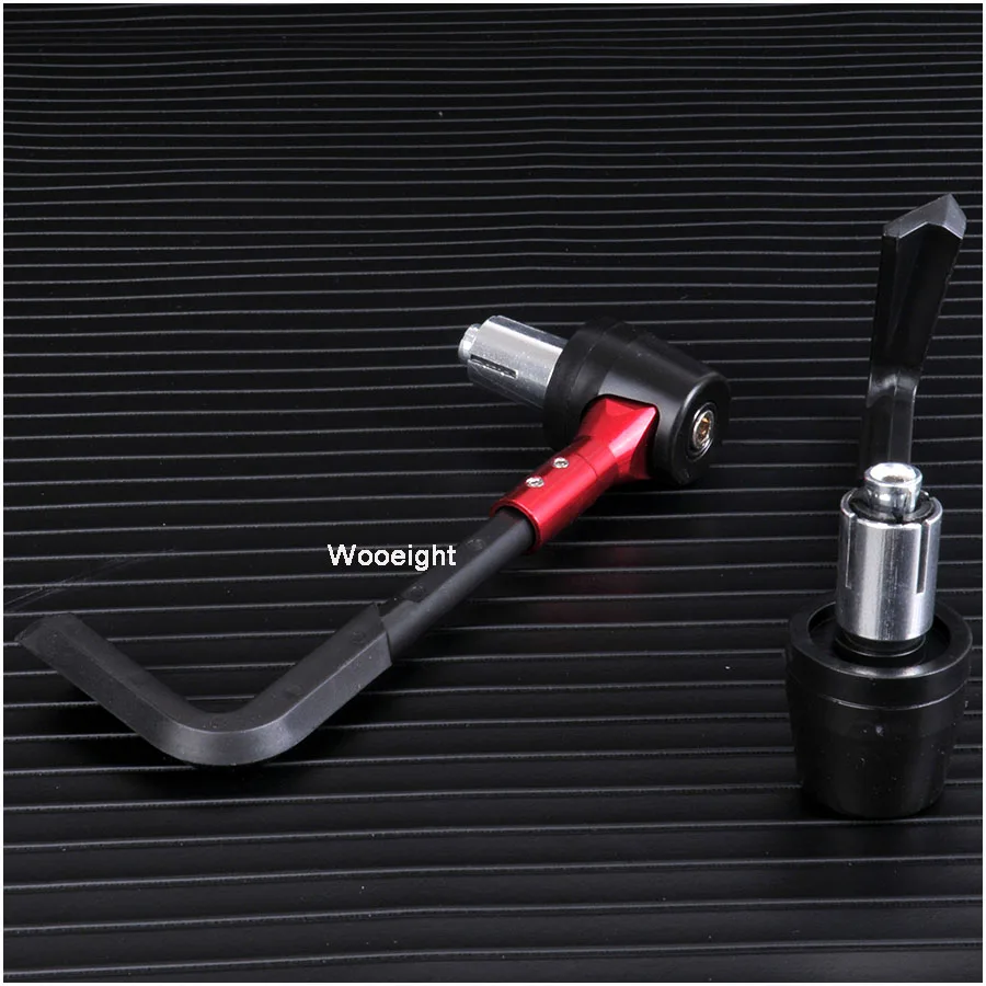 Wooieght Motorcycle CNC Anti Fall Brake Clutch Levers Handguard Hand Grips Handle Bar Protector For Bike Harley ATV Dirt Bike (4)