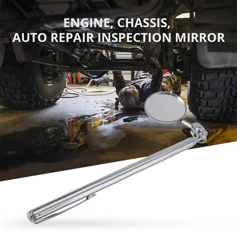 

Detection Mirror Inspection Mirror Universal Folding Mirror Machinists Inspectors Telescopic 30mm Durable Metal