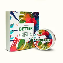 Натуральный Порошок для лица минеральные основы контроль масла Осветляющий отбеливающий консилер макияж прессованный порошок