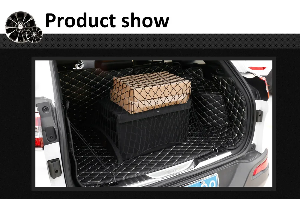 Черная нейлоновая багажная сетка для багажника автомобиля для укладки автомобиля Органайзер для хранения сумка сеть с 4 крючками для Audi Q3 8U Q5 Q7 авто аксессуары