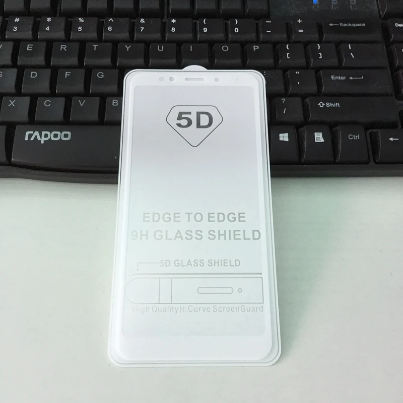 

For Glass Xiaomi Redmi 5 Plus Screen Protector, 5D Curved Full Cover Tempered Glass For Xiaomi Redmi 5 Plus Glass Phone Film