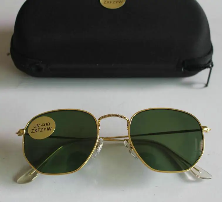 2017 Fashion Men's Aviation Sun Glasses Vintage Men Brand Designer