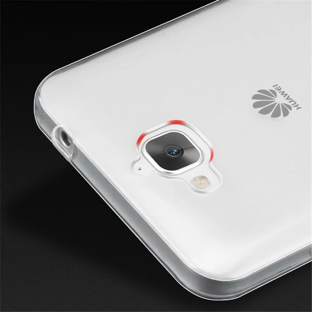 Прозрачный чехол для Huawei Y5 2017 5 0 дюйма Мягкий ТПУ Ультра Кристально чистый Y6