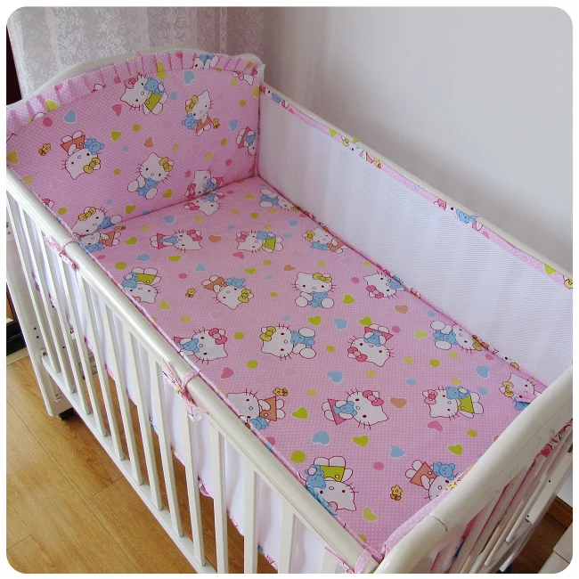 Promotion! 5PCS Mesh Bedding Set,Multi functional Baby Safe Sleeping