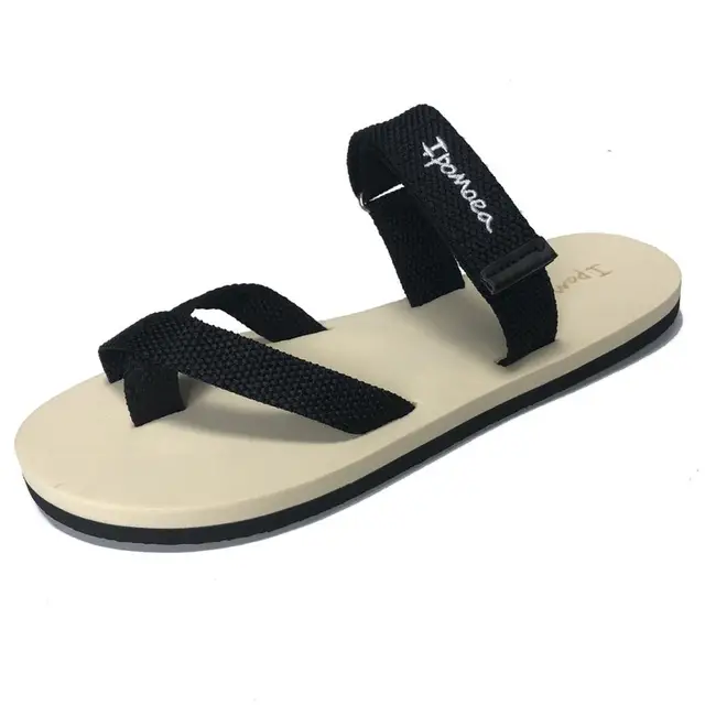 Strap Beach Slides Toe Loop Flat Thong Slippers Flip Flop Designer Shoes Men High Quality Summer 