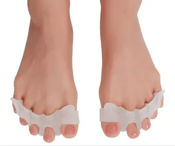

Toe Separators for Bunions Plantar Fasciitis Hammer Toes Spacers Stretchers Straightener Spreaders pads Small Toe Protector