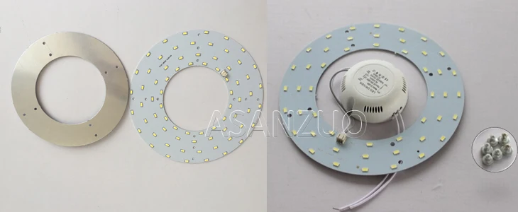 Placa de Iluminação para a Lâmpada Lâmpada do Teto Ac180 260v Levou Downlights Levou do Teto Alto Brilho 5730 110 v 220 v 18 w 24 w 36 w Instalação Conveniente 14 AC180 260V downlights led iluminação placa para