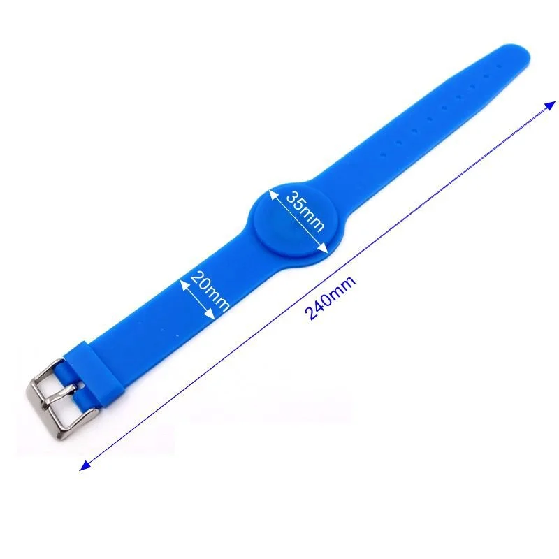 1 шт. силиконовый браслет с RFID защитой 125 кГц|wristband rfid|rfid braceletaccess control |