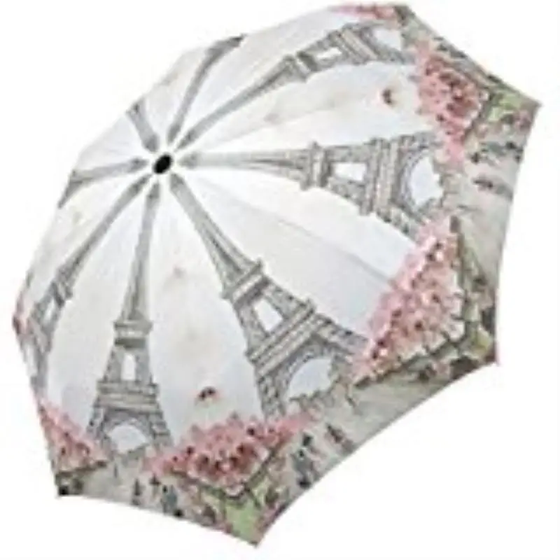 Umbrella Eiffel Tower Custom Umbrella Automatic Folding Umbrella Rainproof /& Windprrof