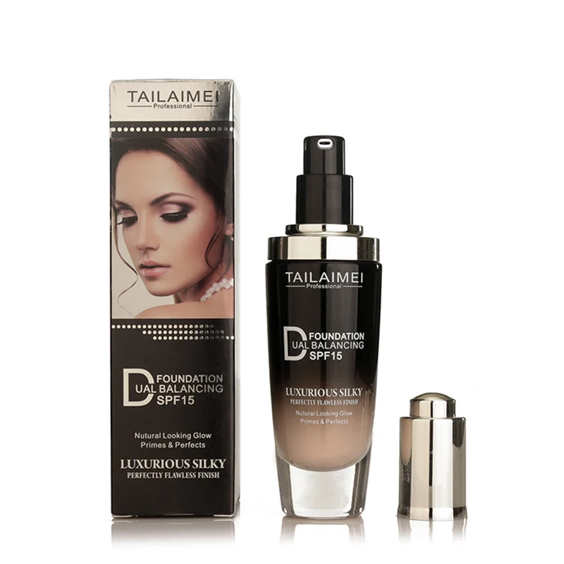 

1Pc Foundation Makeup Liquid Concealer Face Makeup Brighten Natural Corrector Waterproof Make Up Base Cosmetic Cream