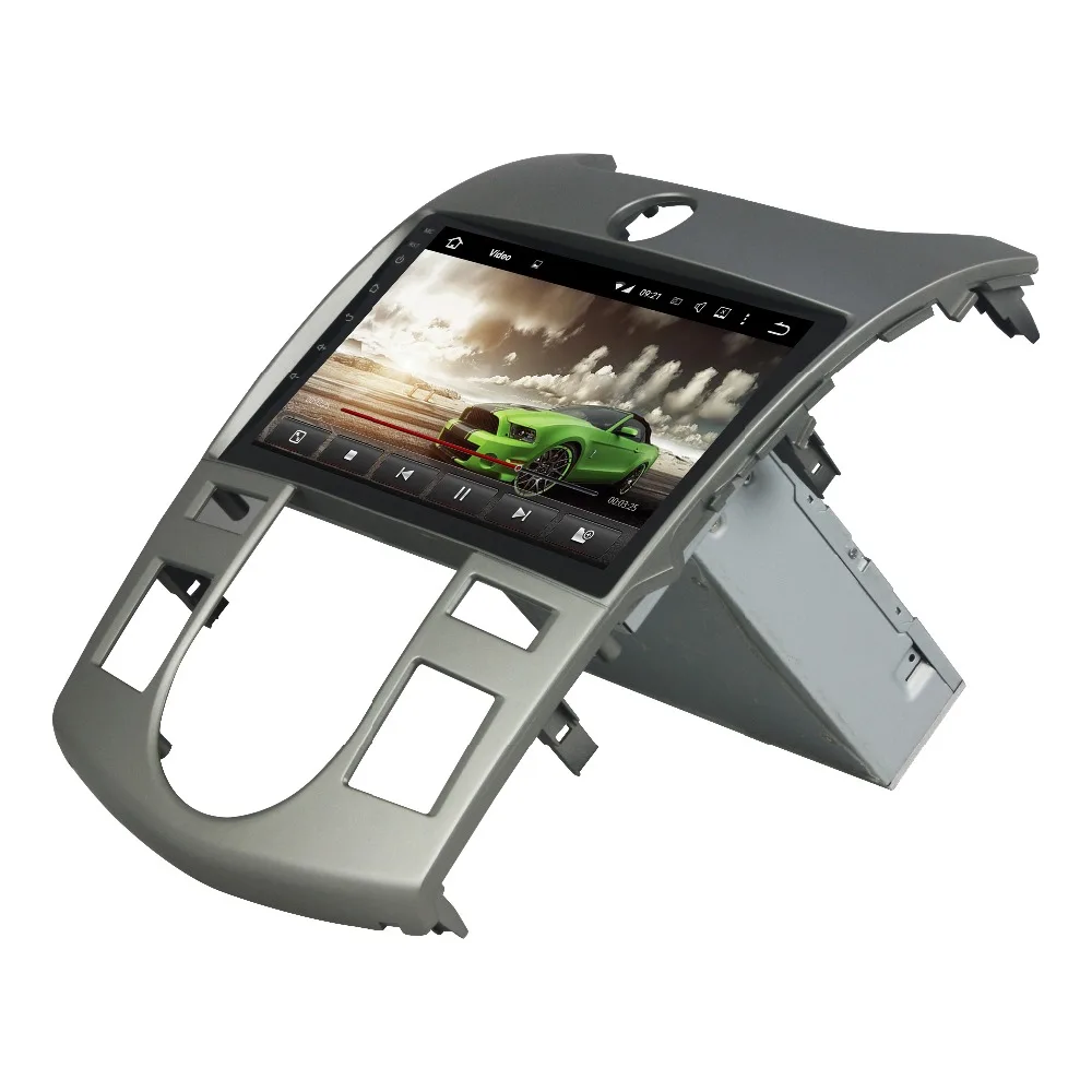 Sale Quad core 9" Android 8.1 Car DVD GPS for Kia Cerato Forte 2008 2009 2010 2011 2012 Radio 2GB RAM Bluetooth WIFI 16GB ROM 3