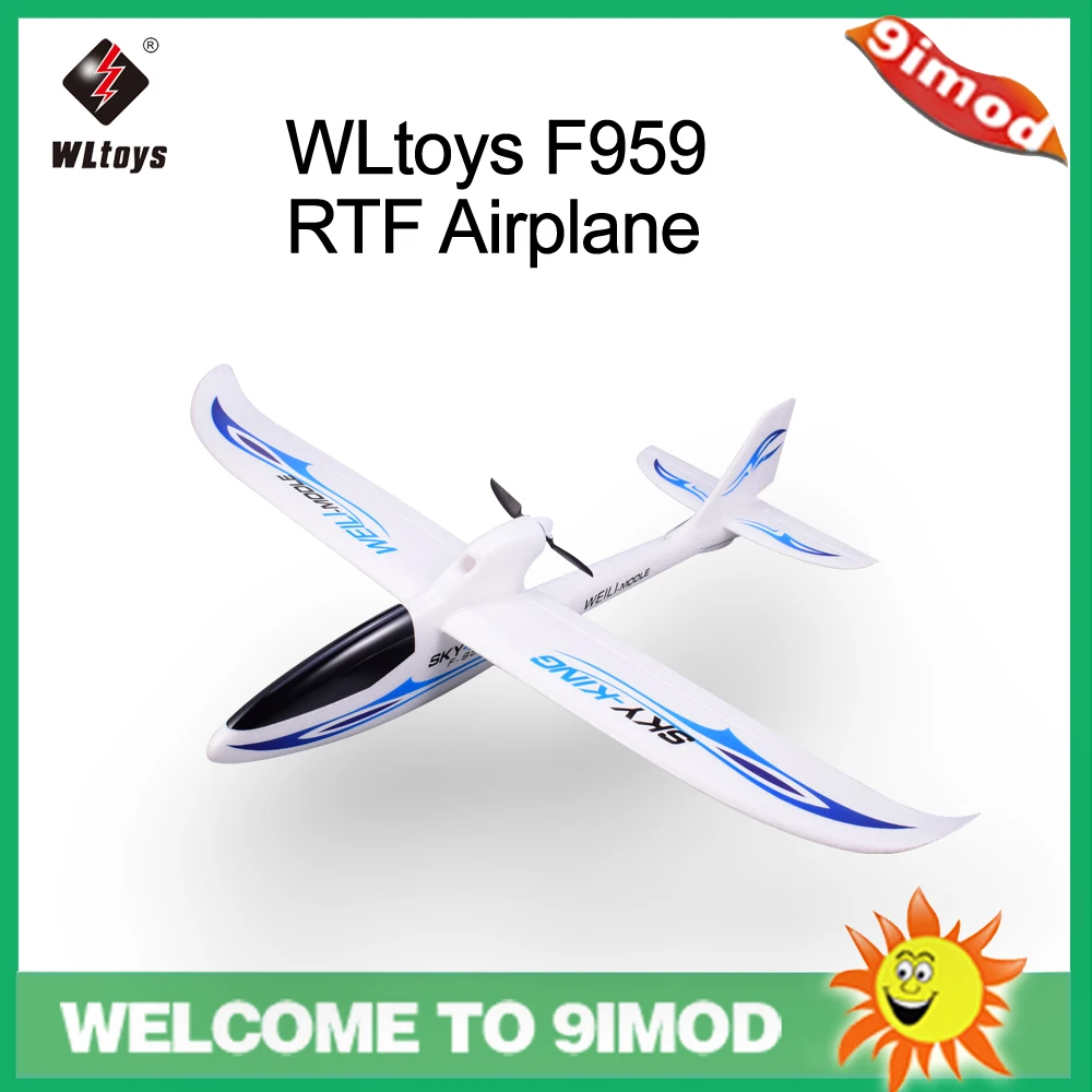 WLtoys F959 Sky-king 2.4G 3CH RC  Radio Remote control Airplane Aircraft Fixed Wing Plane Kids Gift