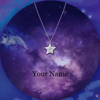 

Anime Your Name Necklace Stars Shape Pedant Valentine's Day Gift