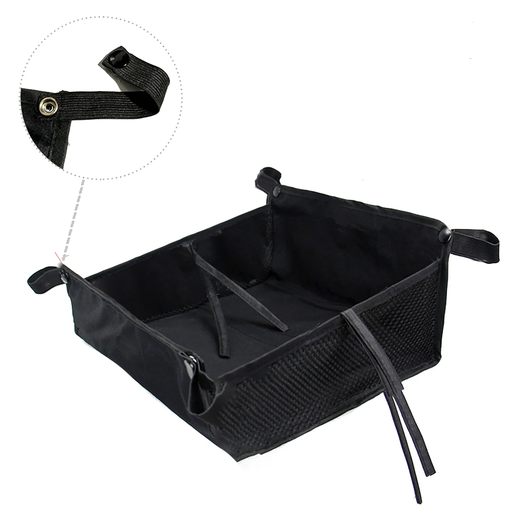 

Bottom Basket Stroller Storage Bag Baby Pushchair Outdoor Home Organizer Shopping Large Capacity Casual Easy Use With Strings