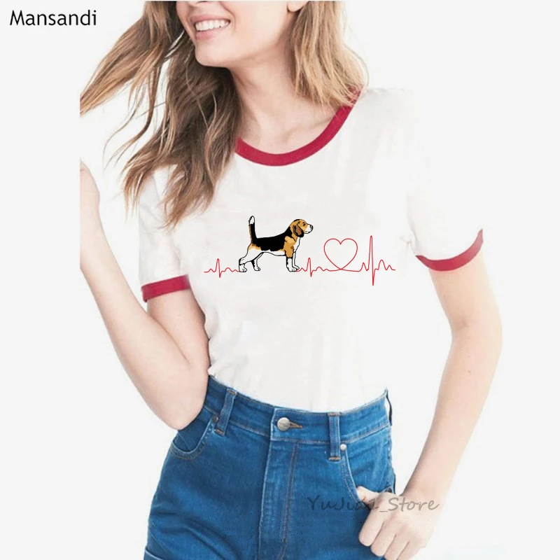 

Bull Terrier Rottweiler Kawaii T Shirt Women Beagle Border Collie Malinois Funny T-shirt Cute Whippet Greyhound Tshirt Female