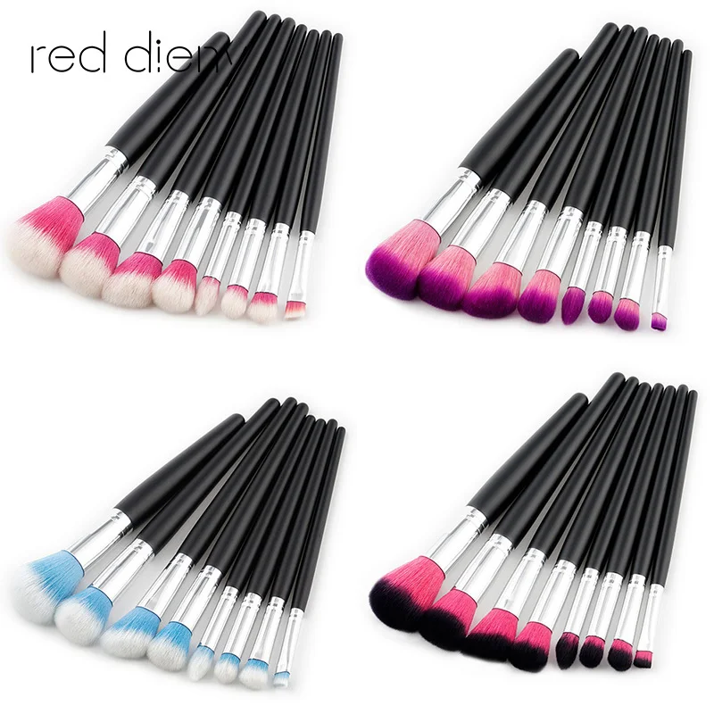 

8 Pcs Professional Makeup Brushes Tools Kit Power Foundation Blush Eye Shadow Blending Cosmetic Beauty Make Up Brush Maquiagem