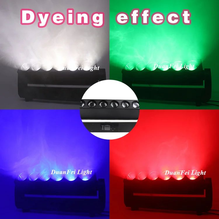 6x40W ZOOM Wash Moving Head Beam-2