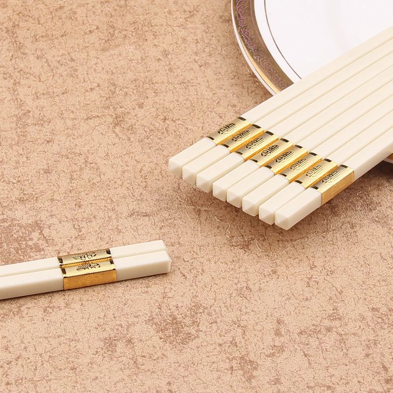 Gold Fu Chopsitck set  (10)