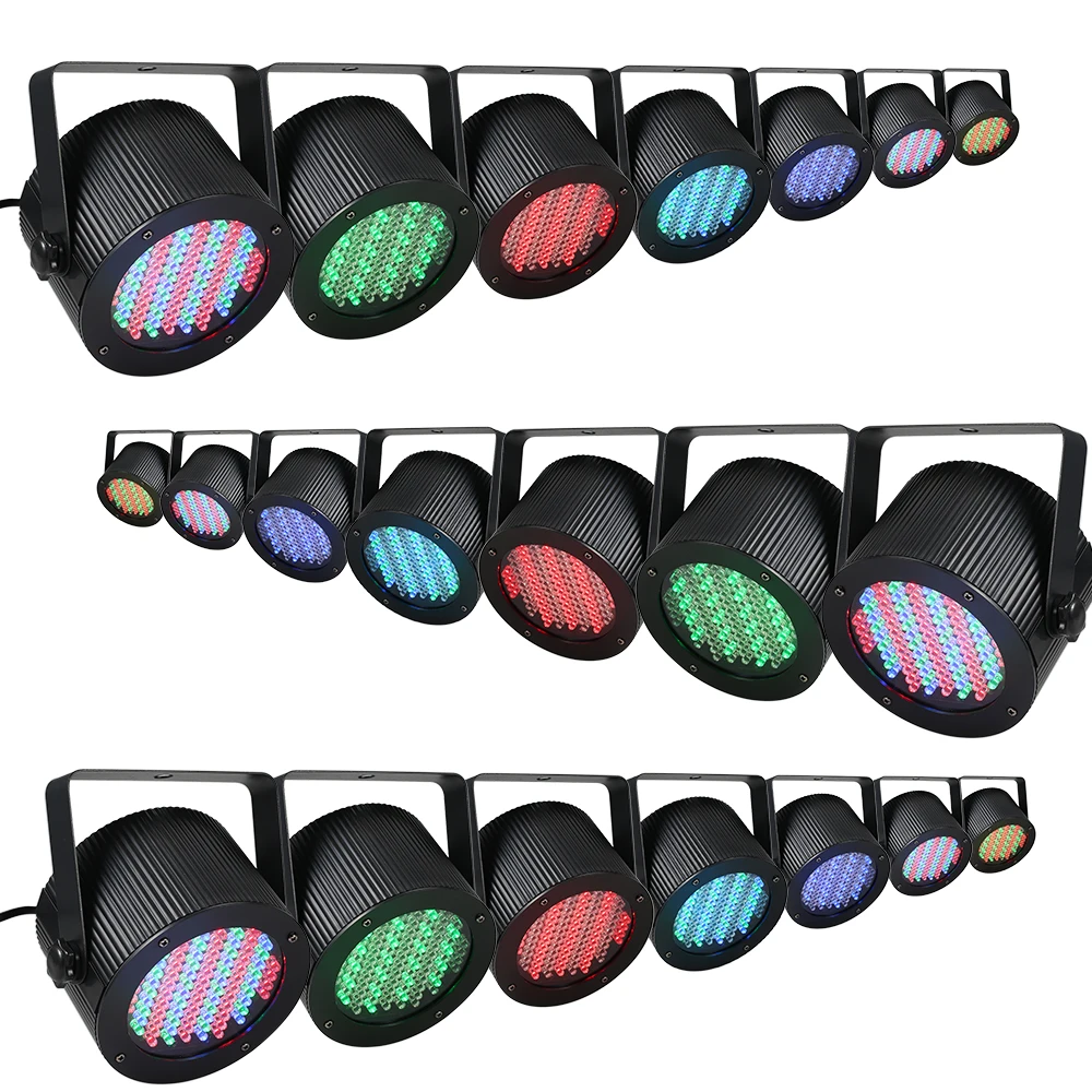 

86LEDs RGB Stage Lamp LED Light DMX Lighting Projector Voice Activated DJ Light Stage Party Show Disco Flat Holiday Party Lights