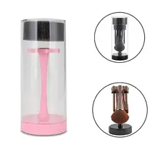 Держатель для кистей для макияжа, стойка для косметических инструментов, органайзер с прозрачным цилиндром