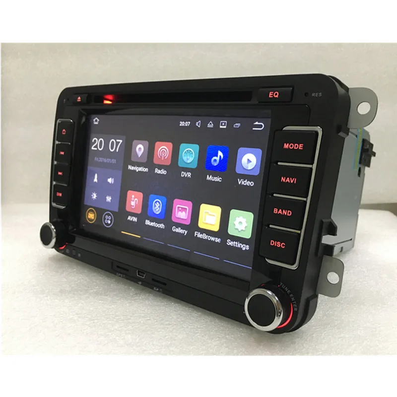 RNS 510 vw radio Android9.0 HD1024X600 Оригинал OEM Golf Jetta Mk5 Mk6 Passat CC Tiguan polo Eos sharan wifi 4G bluetooth|vw android|radio