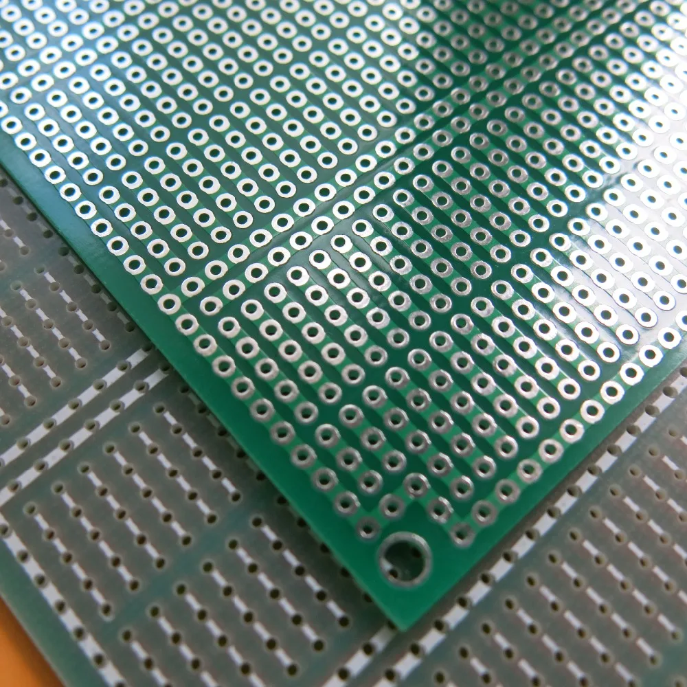 3 шт./лот 8x6 5 см FR4 Стекловолоконная печатная плата 5er veroboard pcb односторонняя
