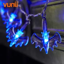 6,5 м 30 светодиодный 8 режимов IP65 летучей мыши светящиеся гирлянды на солнечной энергии солнечный свет рождества для дома, сада и двора газон вечерние праздничные украшения