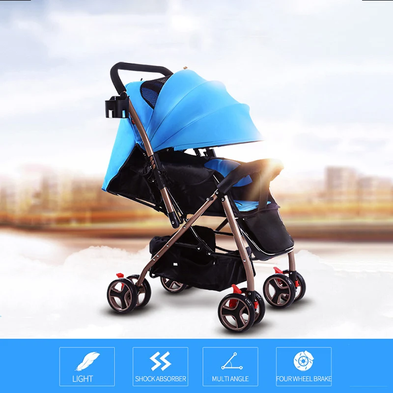 

Bedora baby carriage lightweight baby stroller four seasons strollers strollers shock absorption baby trolley folding baby cart