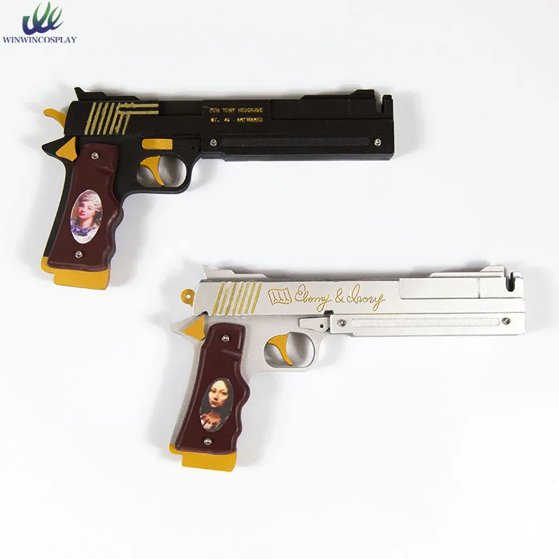 

Game Devil May Cry Hero Dante Ebony and Ivory Cosplay Double Gun Pistol Cosplay Weapon Props For Comic Party Halloween