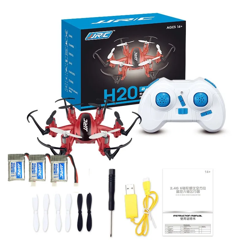 

JJRC h20 Hexacopter One-key-return RC Drone 2.4G drones 4CH 6Axis RC Quadcopter 3D Rollover Headless Model RC Helicopter dron
