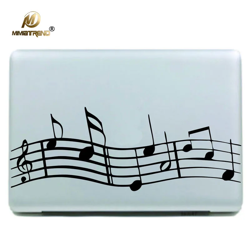 Mimiatrend Music Decal Vinyl Laptop Stickers for Macbook Pro Air Retina