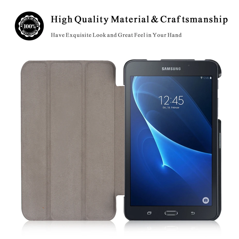 Защитная пленка для экрана стекло + чехол планшета Samsung Galaxy Tab A 7 0 8 2017 2018 SM T280 T285 T350