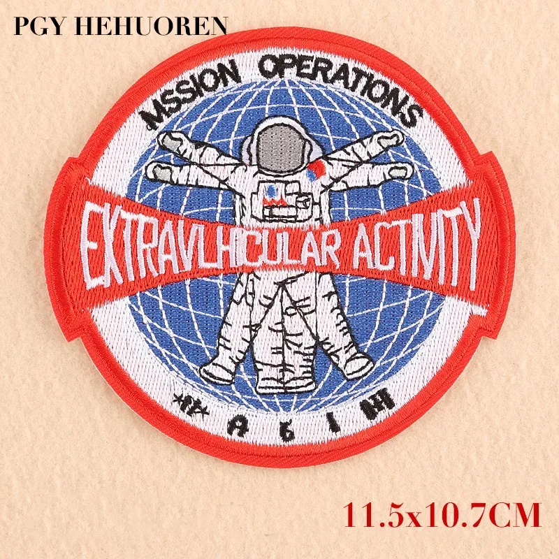 Robot Patches Applique Sew on Badge Fabric Cloth HandCraft Embroidery Sticker
