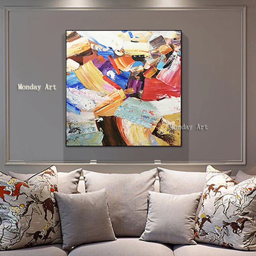 100-Hand-Painted-Abstract-Modern-Colorful-Painting-On-Canvas-Wall-Art-Wall-Adornment-Pictures-Painting-For (2)