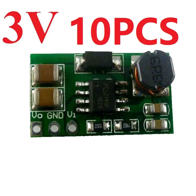 10 шт. dc-dc 1-6 в до 3 в 3V3 3V7 4V5 5 в 6 в повышающий преобразователь модуль регулятор напряжения доска для электрического автомобиля детская игрушка - Цвет: 3V