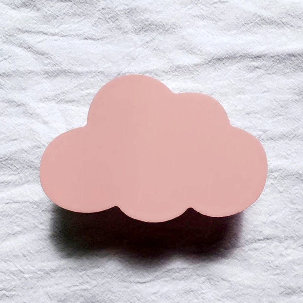 

2 Pcs Wooden Clothes Hook, Lovely Wood Cloud Hook Children Room Hooks Hangers Home Decoration, White