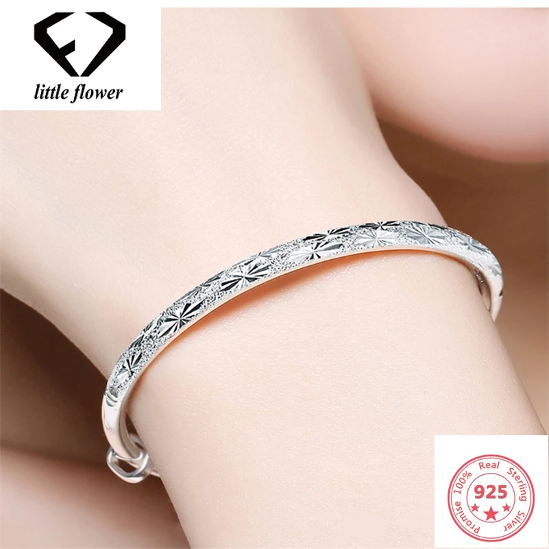 

925 Sliver Sterling Bracelet for Women's Pulseira Feminina Bracelet Peridot Armbanden Party S925 Sliver Diamond Bangle Bracelet