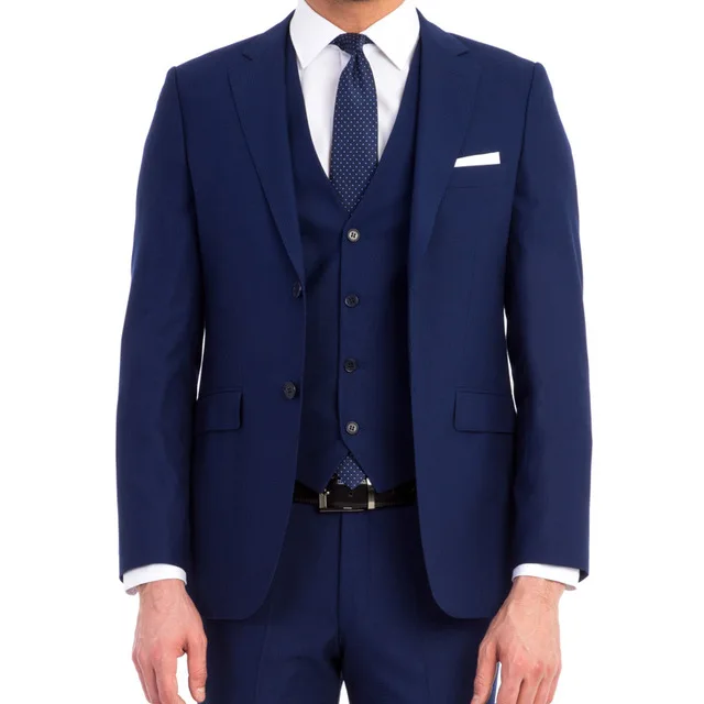 Formal Occation Royal Blue Prom Men Suit For Wedding Groom Tuxedos ...