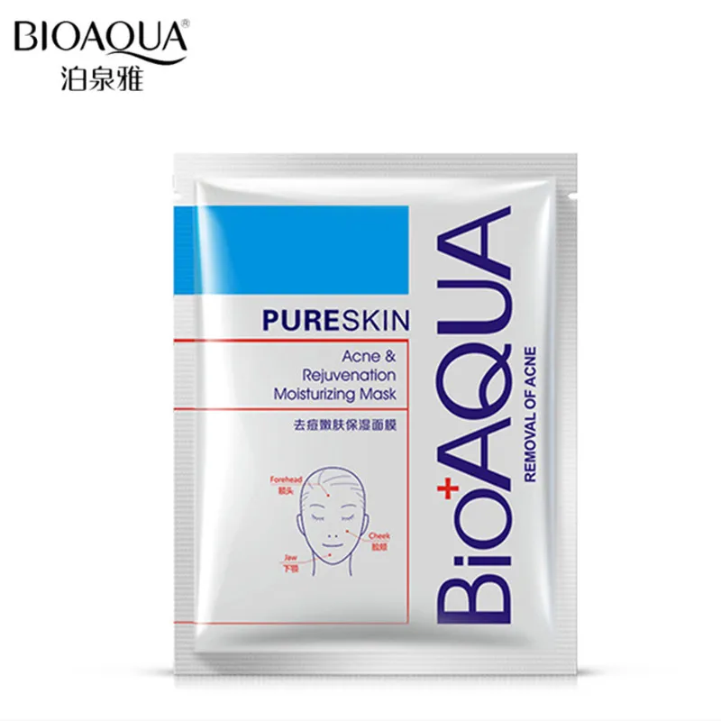 Buy BIOAQUA Anti Acne Facial Mask Sheet Kill Bacteria
