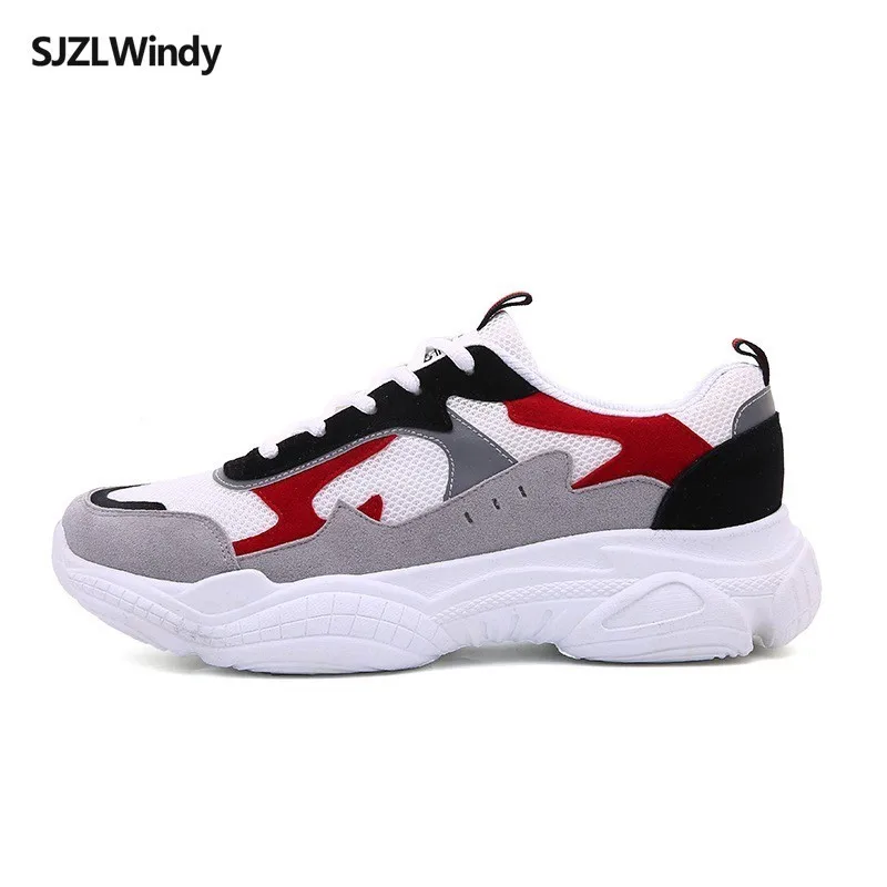 

Spring and summer hot selling men's shoes breathable mesh cloth sneakers rubber soles lace matching outdoor casual shoes