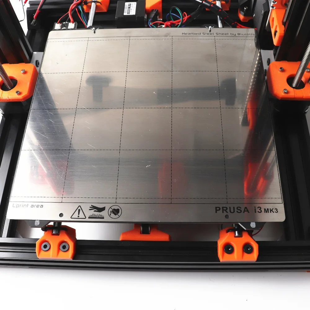 Prusa i3 MK3 Bear Upgrade, 2040 V-SLOT алюминиевые профили, стержни, блок питания, комплект двигателей, кровать с подогревом, Y каретки, ремень, шкивы