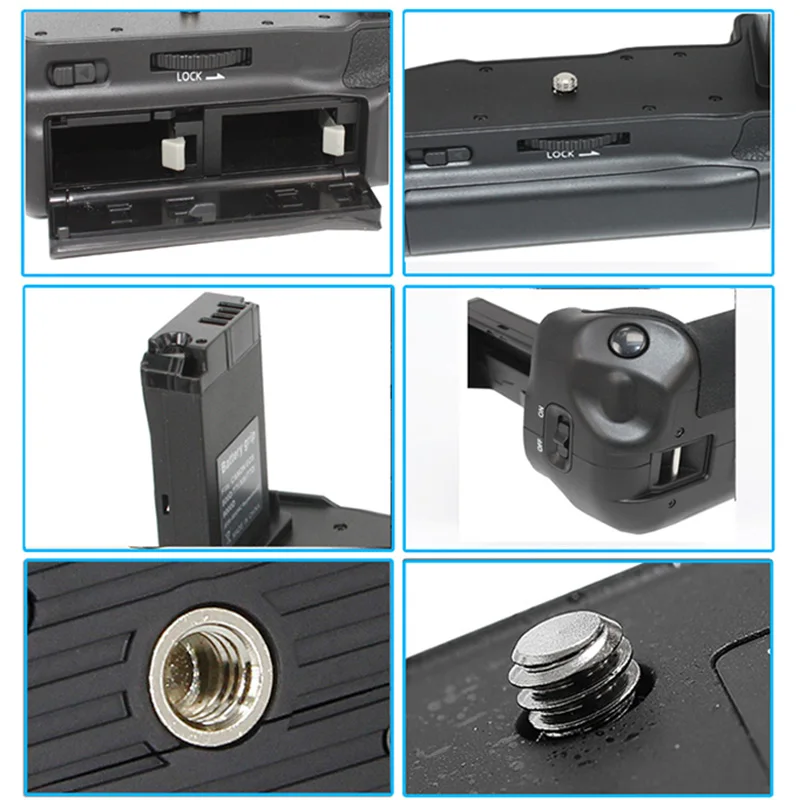 

Professional Double Battery Grip Holder Pack Support Vertical Shooting for CANON EOS800D T7i X9i 77D JLRJ88