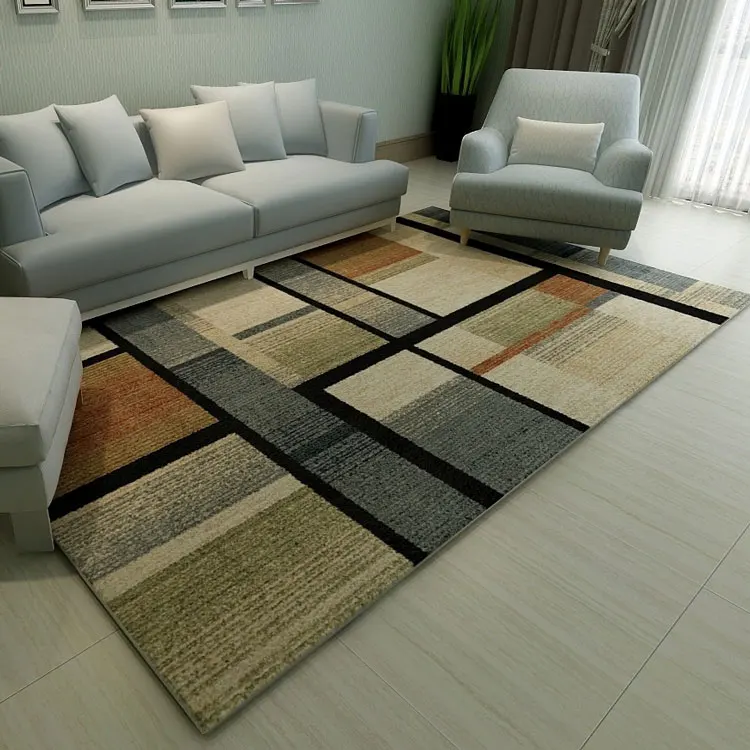 

Thickened washed silk hair non-slip carpet living room coffee table blanket Bedroom bedside mat yoga rugs solid color plush