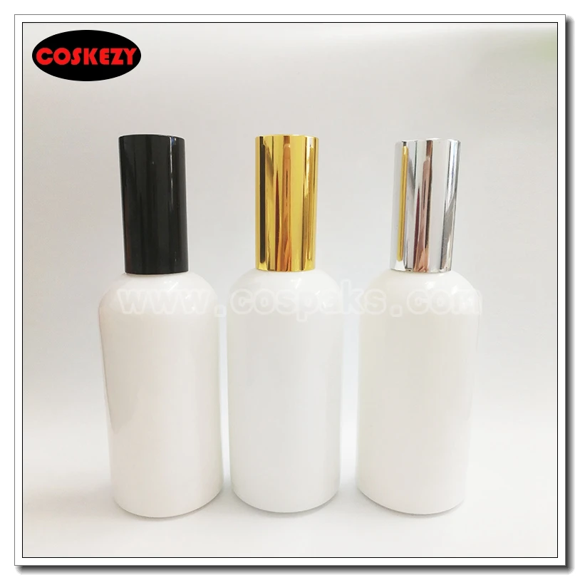 PBY21-100ml White Glass Pefume Pump Bottles