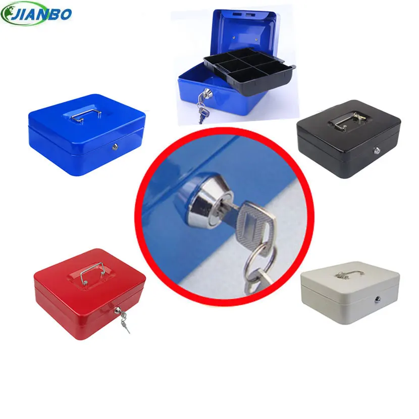 Caixa de Coleta de Caixa de Armazenamento de Jóias Caixa de Dinheiro para o Escritório da Escola para Casa com Bandeja Caixa de Segurança com Trava Portátil Seguro Compartimento Tamanho s 5 China box box Suppliers