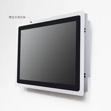 15 inch10 point capacitive touch screen computer industrial embedded all in one pc computer with J1900 panel 2G RAM 160G HDD