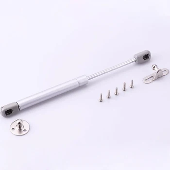 100N 10kg Copper Force Cabinet Door Lift Support Gas Strut Hydraulic Spring Hinge Kitchen Cupboard Hinge Furniture Hardware