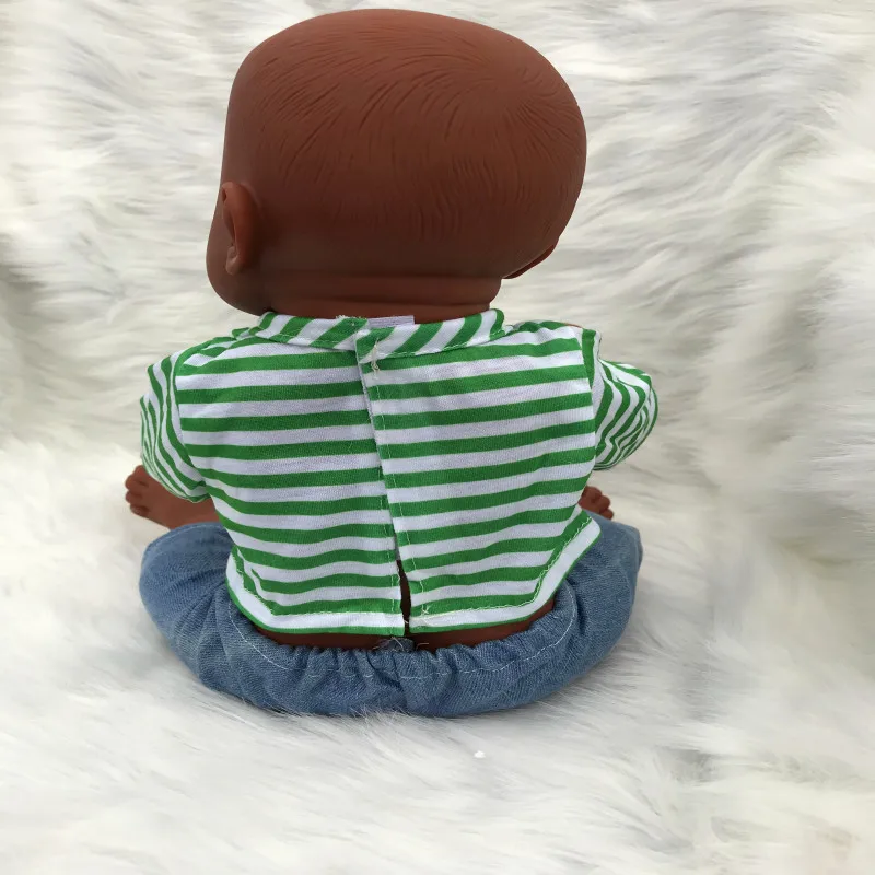 41 см черная Детская кукла Reborn Baby Doll африканские куклы мягкие виниловые